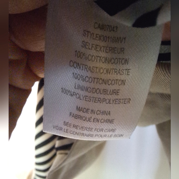 Anthropologie Daniel Rainn small beige black lightweight fall utility jacket - Picture 9 of 9